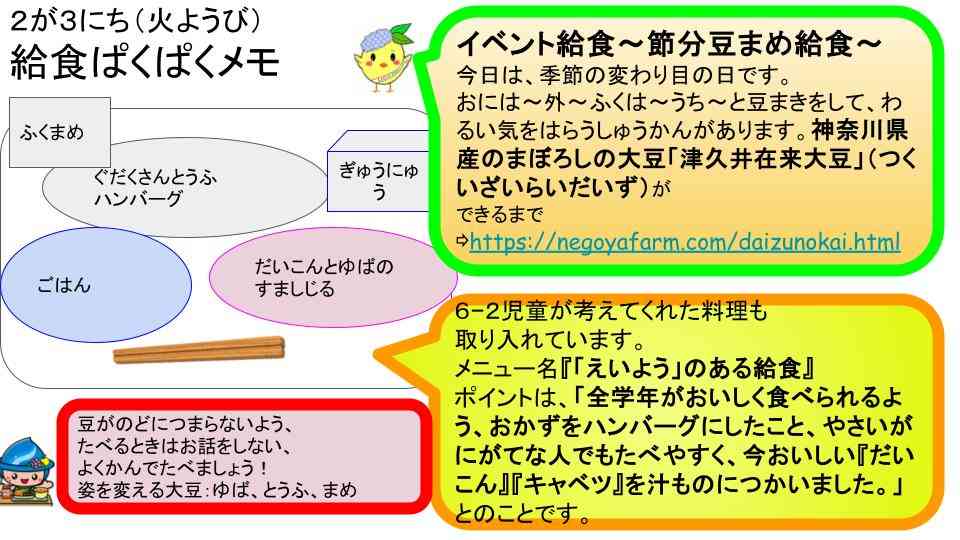 R8年2月2日〜27日給食ぱくぱくメモ   (2)